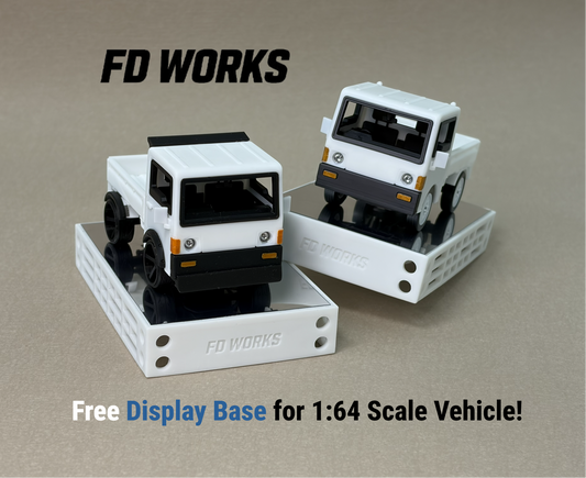 Universal 1:64 Display Base for Hot Wheels & Diecast(Digital Edition)